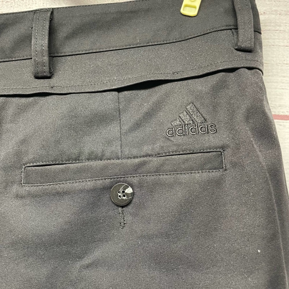 Adidas ClimaCool Black Flat Front Shorts Size 36 - Picture 6 of 8
